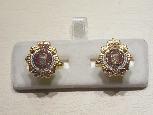 Royal Logistics Corps enamelled cufflinks - Click Image to Close